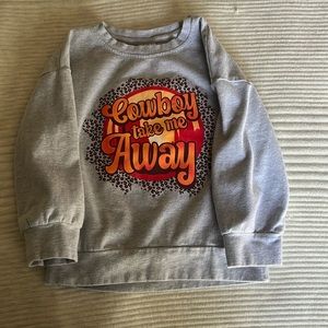 Toddler girl crew neck